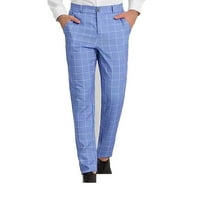 Teretne pantalone za muškarce muške tiska personalizirane hlače džepni gumb odijelo hlače gamaše casual