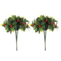 Umjetno cvijeće Lažni biljni stolni ukras Vrtlarstvo Simulacija Božićnog voćnog buketa za dom