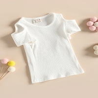 Qinghua novorođenčad dječje djevojke majica casual clout kratki rukav s kratkim rukavima kratkih majica