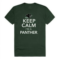 Republika 523-457-Fort-NCAA Plymouth State Panthers Držite mirna majica, Šumski zeleni - 2xl