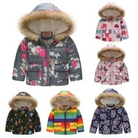 Baby Kids Essentials Modni dječji kaput dječaci Djevojke debela kaputa podstavljena zimska jakna
