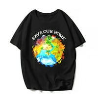 Uštedite našu maticu Zemlje Porodična majica Žene Muškarci Day Zemlje Grafička casual majice kratkih