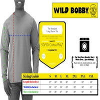 Divlji Bobby, beznadbene legende lubanje pop kultura muška majica dugih rukava, crna, 3xl