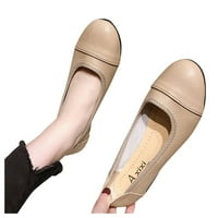 Sandale za ženu Modne, srednje pete Udobne meke jedine casual sandale Khaki veličine 7.5