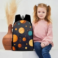 Svemirski univerzum Ležerni ruksak, Bagpack za uniseks, nazad, slatke torbe za teen djevojke, školski