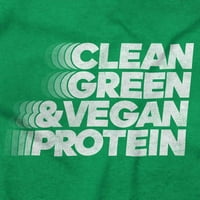 Čisti zeleni veganski proteinski zdravo ženska majica za žensku majicu Tee Brisco brendovi l