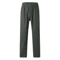 Hlače za muškarce modni formalni pamučni pamučni Plus džepni džep čipke zadebljajući ukupne pantalone