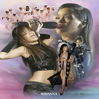 Rihanna by Wish Gregory Poster Print