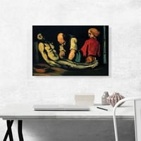 Priprema za pogrebnu platnu Art Print Paul Cezanne - Veličina: 26 18