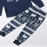 Lisenrain Božićna porodica Usklađivanje pidžama postavljeno Xmas Santa Kids Sleep odjeća