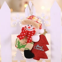 Božićni ukrasi Poklon Santa Claus Snowman Tree Toy Doll Dekoracije