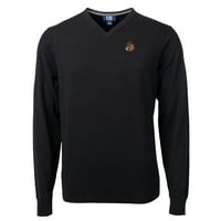 Muški rezač i Buck Crni Oregon State Beavers Lakemont Tri-Blend V-izrez pulover