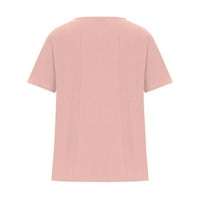 GAECUW posteljina za žene bluze s kratkim rukavima Torbeni fit pulover T-majice Leptir tisak vrhova