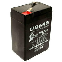 - Kompatibilna Yuasa NP4- Baterija - Zamjena UB univerzalna zapečaćena olovna kiselina - uključuje f do f terminalne adaptere