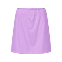 Fabiurt Ženske sportske suknje Žene Ležerne prilike Solid Tenis Suknja Yoga Sport Active suknje Skrart