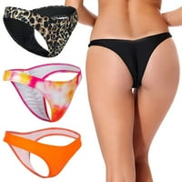 Ženska bikini Donja tanga kupaći kostimi kupaći kostimi, Leopard, XL