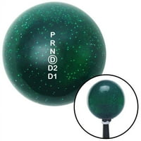 Bijeli pomični gumb za pomak zelenog metala s 1. Umetanjem mjenjača