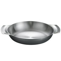 Lonac od nehrđajućeg čelika dvostruka ručka pan Multi-funkcija Paella Pan Korean Style Pot kuhinjskog