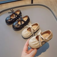 Djevojke sandale ravne gumene jedinice prve šetnje princeze haljina cipele crna veličina 21