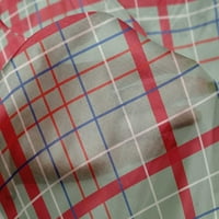 Onuone svilena tabby tkanina madras provjerava otiske tkanine širom dvorišta