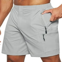Haite muns bermuda kratke hlače Čvrsto boje teretni kratke hlače na srednjem struku Mini namotani muškarci