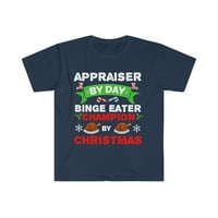 Procjenitelj po danu Binge Eater by božićna majica Unise S-3XL