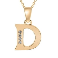 Ženske ogrlice A-Z Pismo Zlatno ime lančane privjeske ogrlice nakit