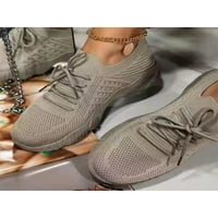 Crocowalk dame patike pletene gornje atletičke cipele Mrežne cipele za cipele za žene stanovi za fitnes