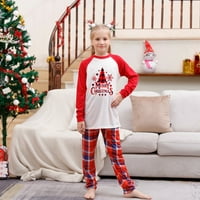 Xmarks Usklađivanje obiteljske božićne pidžame postavlja božićno stablo tee i plet donje pJ