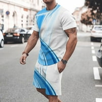 Košulje za muškarce Clearence Muškarci Ležerne prilike za okrugli vrat 3D Ispis Bluza s kratkim rukavima