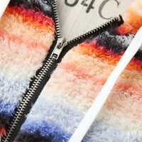 Duksevi za diskont za žene zimske tople polovine zip up šerpa duks plus veličine dugih rukava pulover