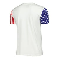 Majica za muškarce White Hulk Hogan & Stripes