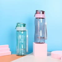 Moda BPA Travel Prijenosni pića Šolice Sportska boca za vodu Besplatna nepropusna boca zelena i ružičasta