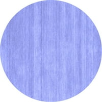 Ahgly Company u zatvorenom okruglom kruni plave modernim prostirkama, 3 'runda
