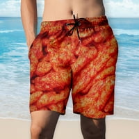 Muški 3D print Swim Shorts Muškarci Ljetni sportovi Loose Brze suhe kratke hlače Nacrtavanje plaže Party