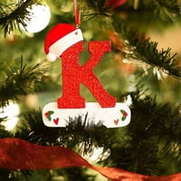 Naslovnica personalizirana ukrasi božićne slova personalizirani ukrasi božićne slova crvene11