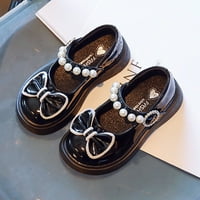 DMQupv Toddler Girl Visoke čizme Veličina Ležerne cipele Djevojke Haljina cipele Bowknot Pearl kuka