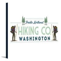 Washington - Pacific Northwest - Hiking Co. - Lintna Press Artwork