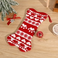 Veki božićne čarape klasične velike čarape karakter za obiteljski odmor Božićne ukrase zabave smrznuto