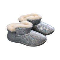 Zodanni djevojke čizme za snijeg plišani poklopci gležnjače klizne na zimskom čizmu hodaju tople cipele