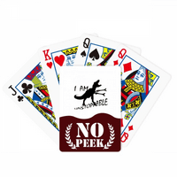 Arm Dinosaur Stick Art Deco Fashion Peek Poker igračka karta Privatna igra