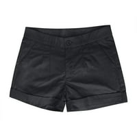 Shiusina pantalone za žene Ženske modne kratke hlače Kratke pantalone za Chino Nasleđene lažne džepne