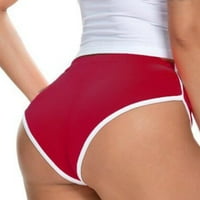 Ženske sportove joga kratke hlače Fitness Trčanje Workout Teretana Hot Hlače plus crveno vino m