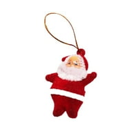 Mnjin Hang Hang Božić Dekoracije Santa ukrasi ukrasi snjegović poklon lutka Domaći dekor crveni