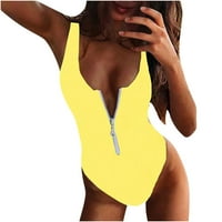 Ichuanii kupaće kostime za žene čišćenje seksi žene modni bikini solidni jednodijelni kupaći kostim