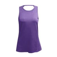 Žene Aktivno odjeća Otvorena boja Yoga Majica Trenutna sportska teretana Tereta