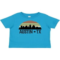 Inktastic Austin Texas Skyline Vintage Poklon Dječak ili majica za bebe