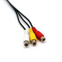 Glad USB muški do 3RCA RGB ženski av audio kabel Converter kabel