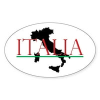 Cafepress - Italia: Italijanska čizma - naljepnica