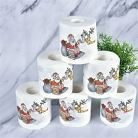 Dezsed papirnati ručnici Cleariance Božićni uzorak Boja toaletni papir Santa Božićno drvce štampano